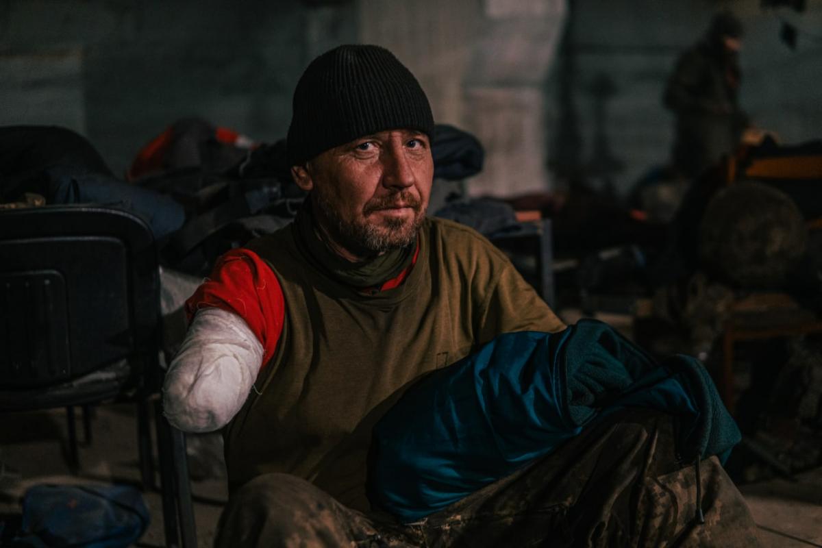 Боєць з “Азовсталі” розповів, як лікують близько 600 поранених  / фото t.me/polkazov