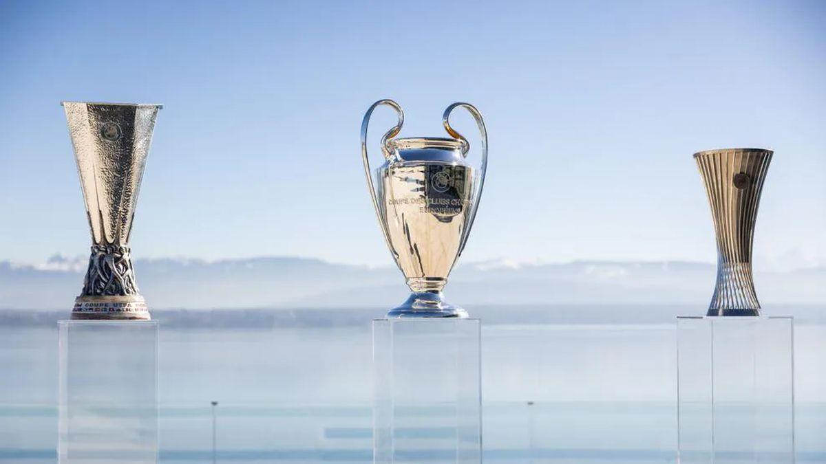 Главные трофеи европейского клубного футбола / фото twitter.com/UEFA