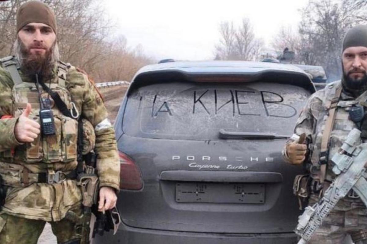"Кадыровцы" пришли воевать в Украину на стороне РФ / фото разведки "Кадыровцы" пришли воевать в Украину на стороне РФ / фото разведки