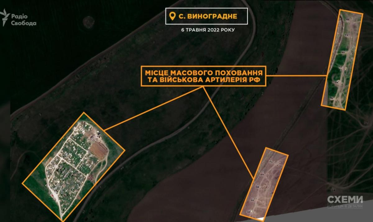 Журналісти показали, як збільшилися площі масових поховань під Маріуполем (фото) Журналісти показали, як збільшилися площі масових поховань під Маріуполем (фото)