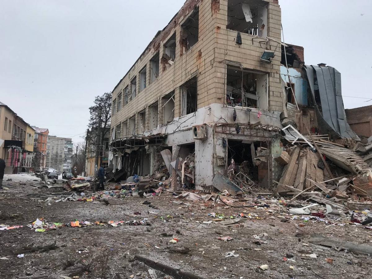 Активні бомбардування та артобстріли міста стали для Охтирки помстою за опір - Telegram - фото Сумська ОВА