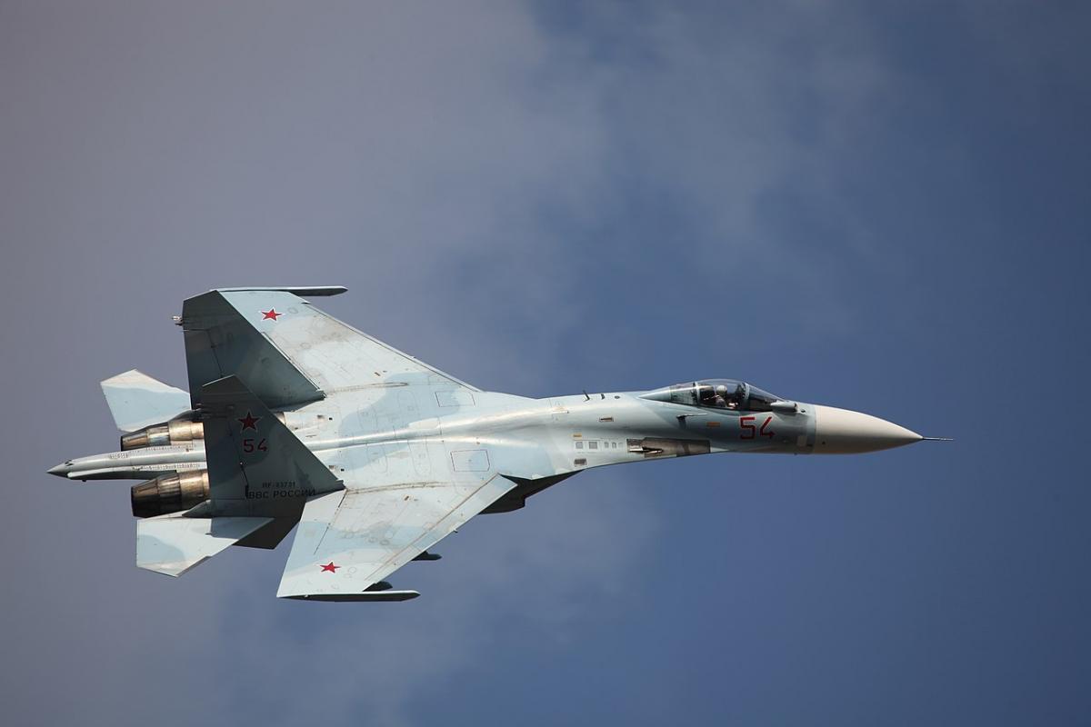 Росія провела військові навчання з винищувачами Су-27 в Калінінграді / фото wikipedia.org