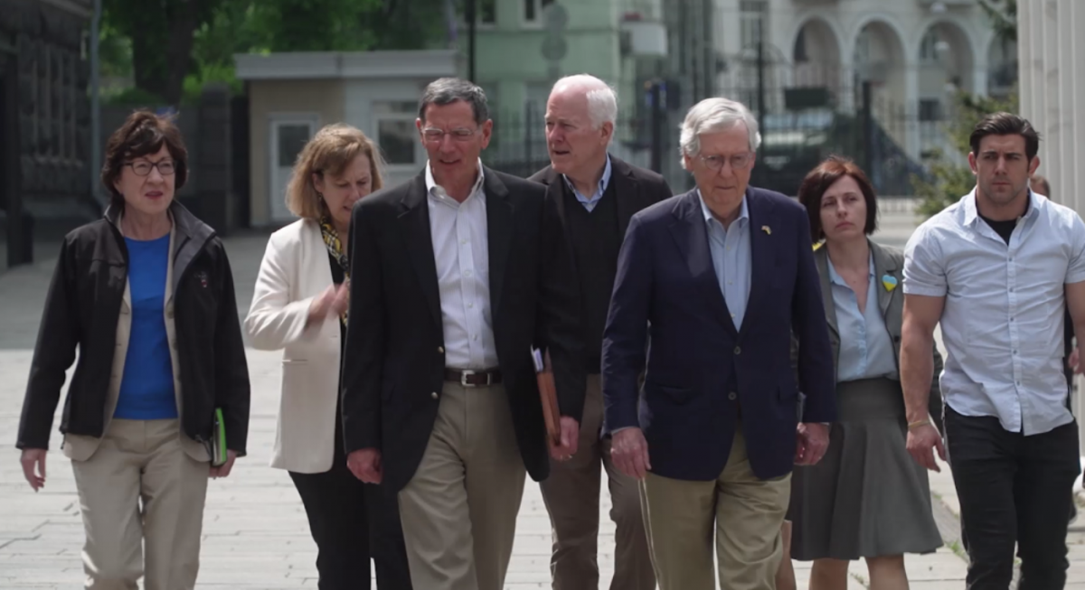 The delegation of the US Senate arrived on a visit to Kyiv / screenshot