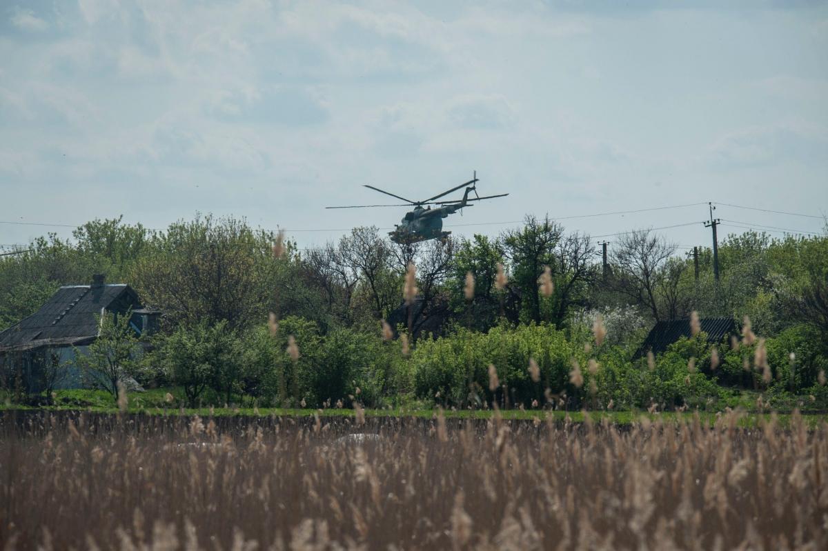 Украинские вертолеты нанесли парный удар по противнику на Херсонщине / фото facebook.com/GeneralStaff.ua