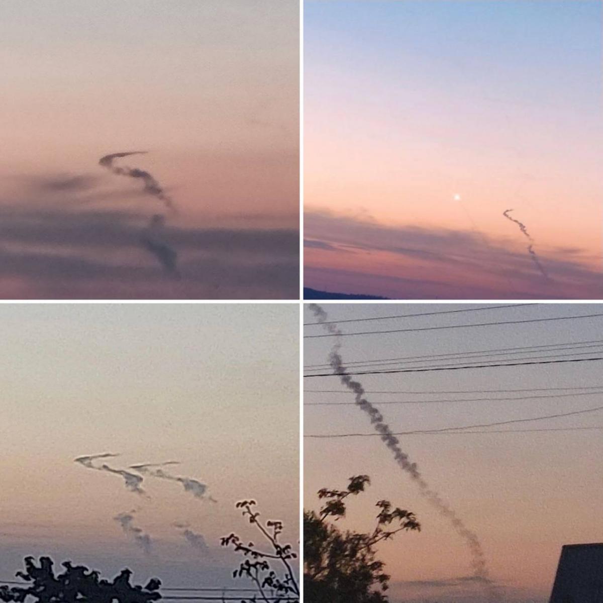 В небе над Львовской областью, вероятно, работала ПВО / фото t.me/lviv24x7