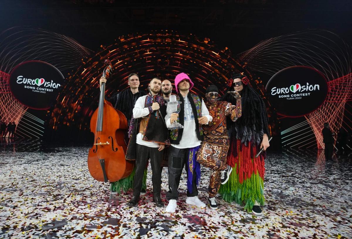 Укрпочта также поздравила Kalush Orchestra с победой / фото: facebook.com/suspilne.eurovision