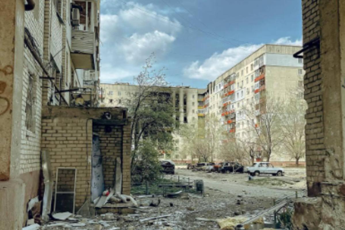 60% жилого фонда Северодонецка сейчас разрушено / фото: facebook.com/Сергей Гайдай