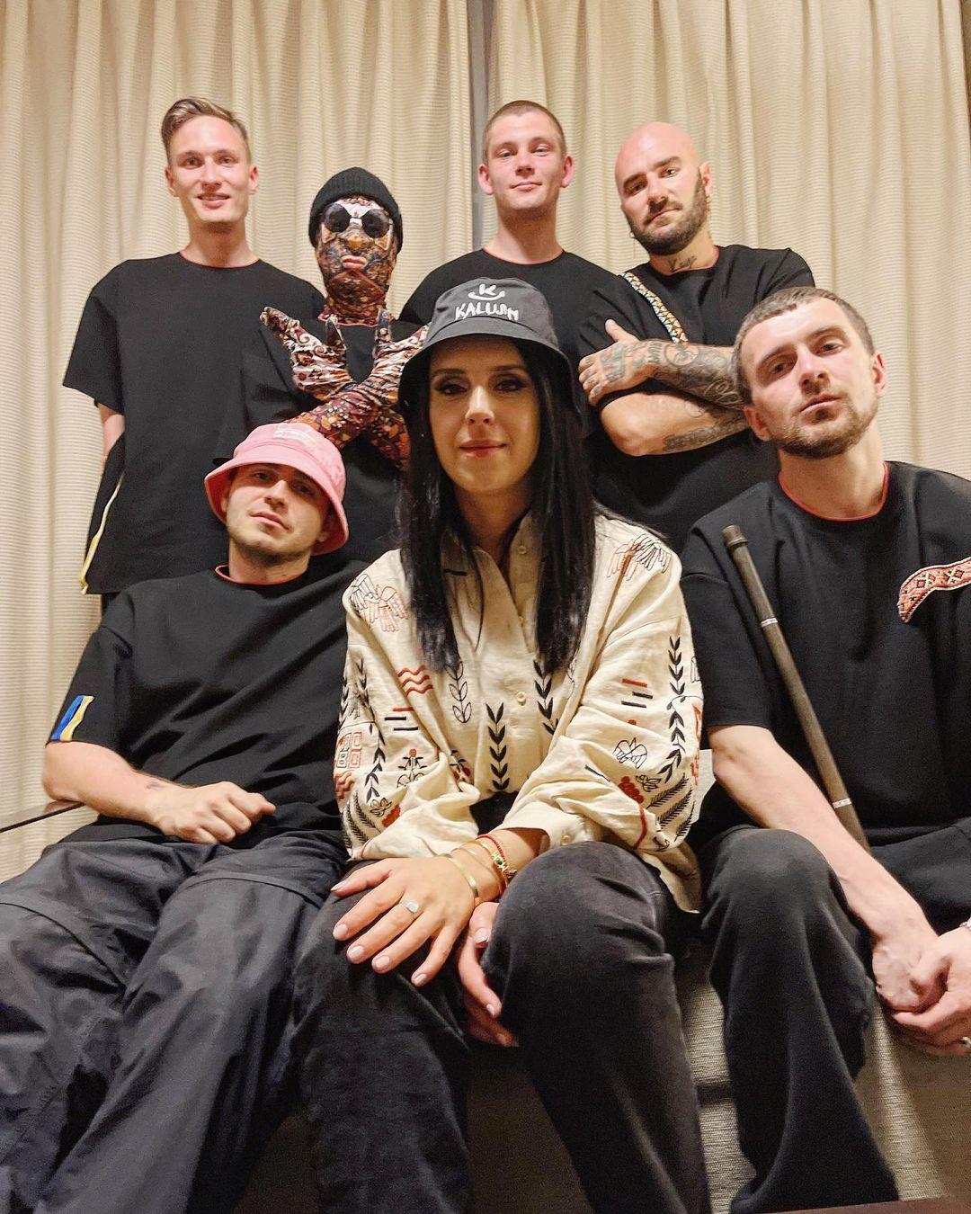 Джамала с группой Kalush Orchestra / instagram.com/jamalajaaa Джамала с группой Kalush Orchestra / instagram.com/jamalajaaa