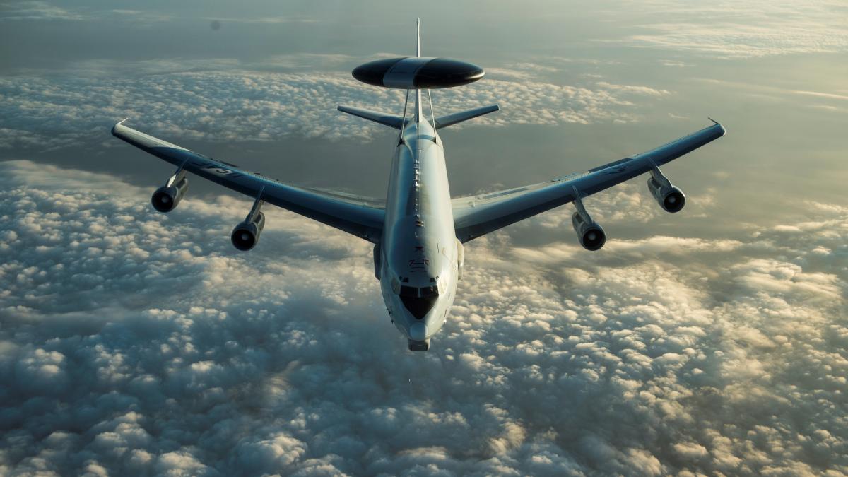 AWACS спостерігає за південною Україною та Чорним морем / фото US Army