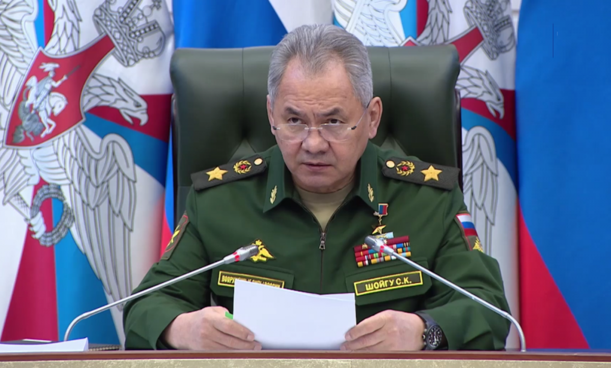 The Ministry of Defense and Shoigu announced different numbers / screenshot