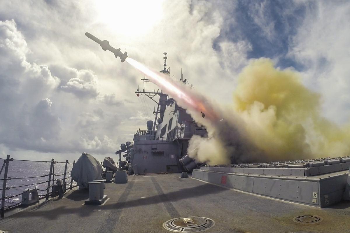 Противокорабельные ракеты Harpoon / US Navy