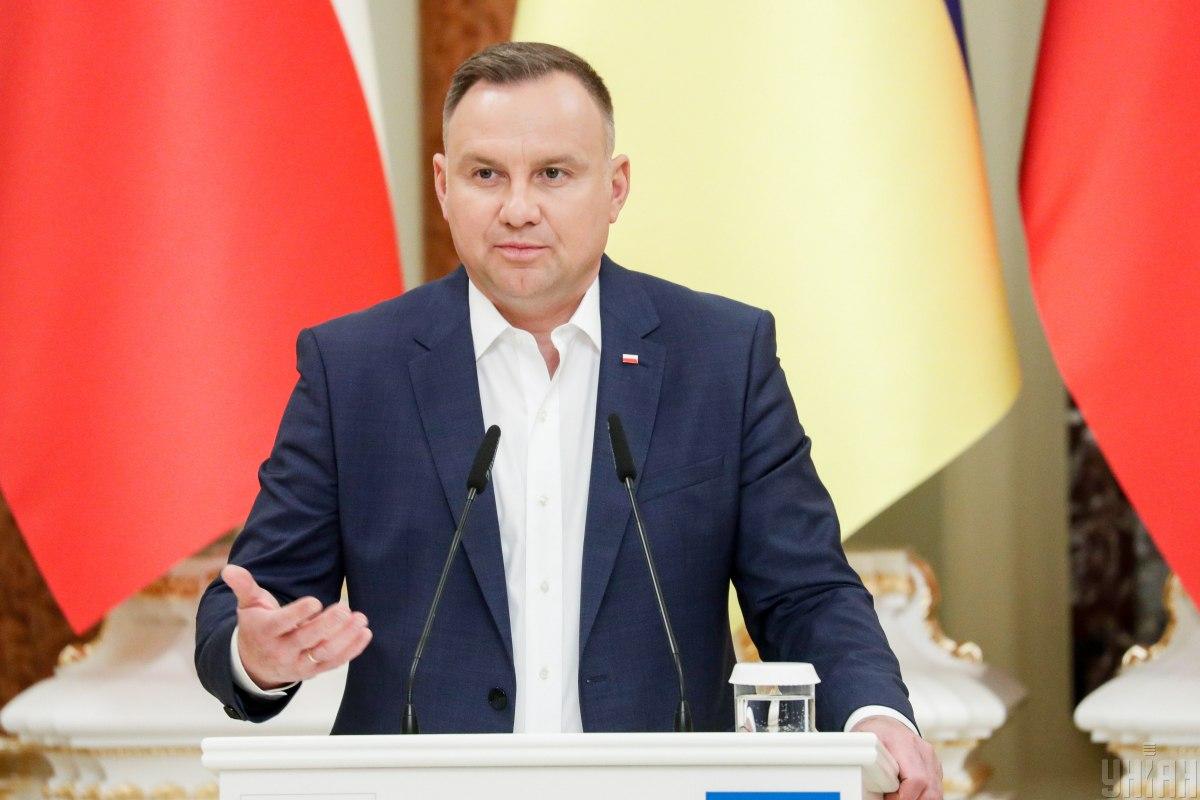 The President of Poland stressed that no agreement on the war in Ukraine can be adopted without the consent of the Ukrainian government / photo from UNIAN