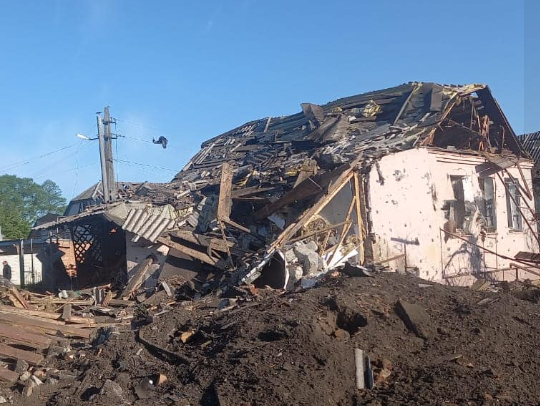 Окупанти всю ніч били по Білопіллю / фото facebook.com/Zhyvytskyy Окупанти всю ніч били по Білопіллю / фото facebook.com/Zhyvytskyy