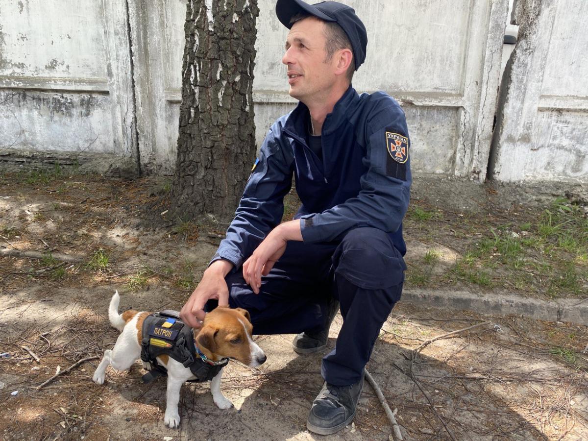 Ільєв наголошує, що Патрон – не службовий пес, а особистий / фото УНІАН, Ірина Синельник