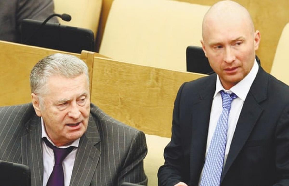 Жириновський з сином Жириновський з сином