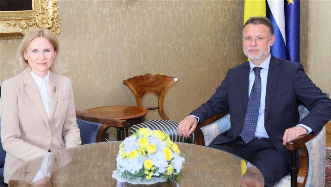 Вице-спикер ВРУ Елена Кондратюк обратилась к Хорватскому Сабору / фото ВРУ
