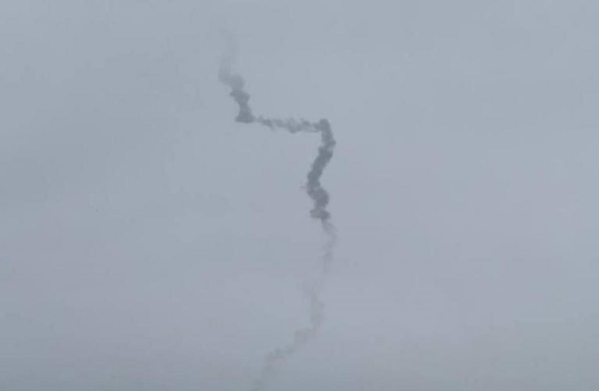 У небі над Сумами збили російську ракету / фото t.me/Zhyvytskyy