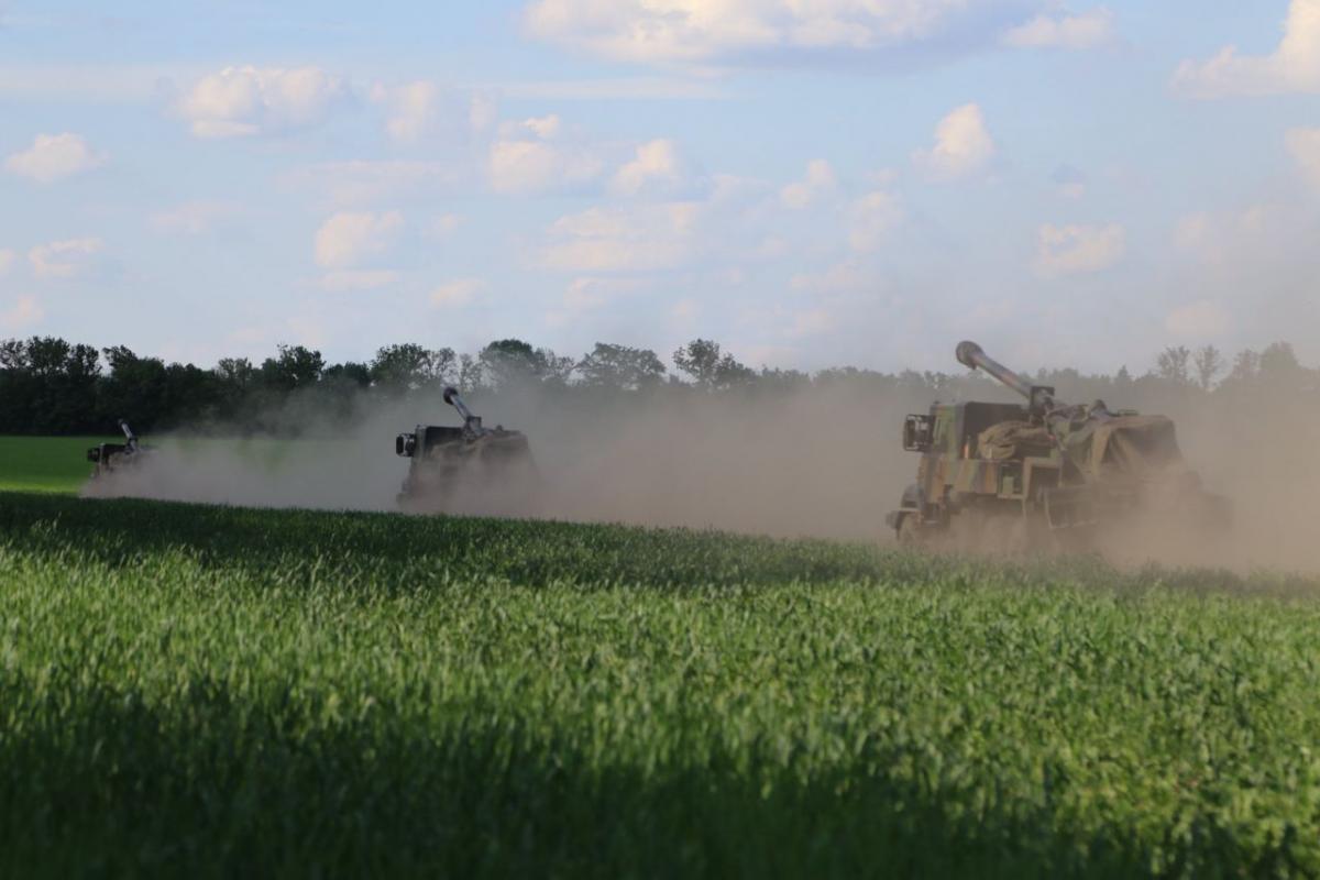 Оккупанты вели штурмовые действия на Славянском направлении / фото t.me/landforcesofukraine