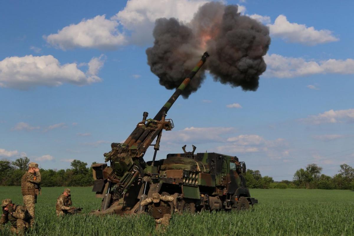 French self-propelled guns help to destroy the enemy / t.me/landforcesofukraine