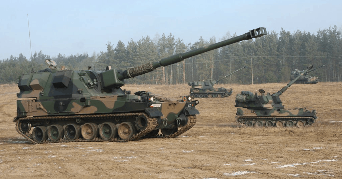AHS Krab - мощная артиллерия / фото Минобороны Польши