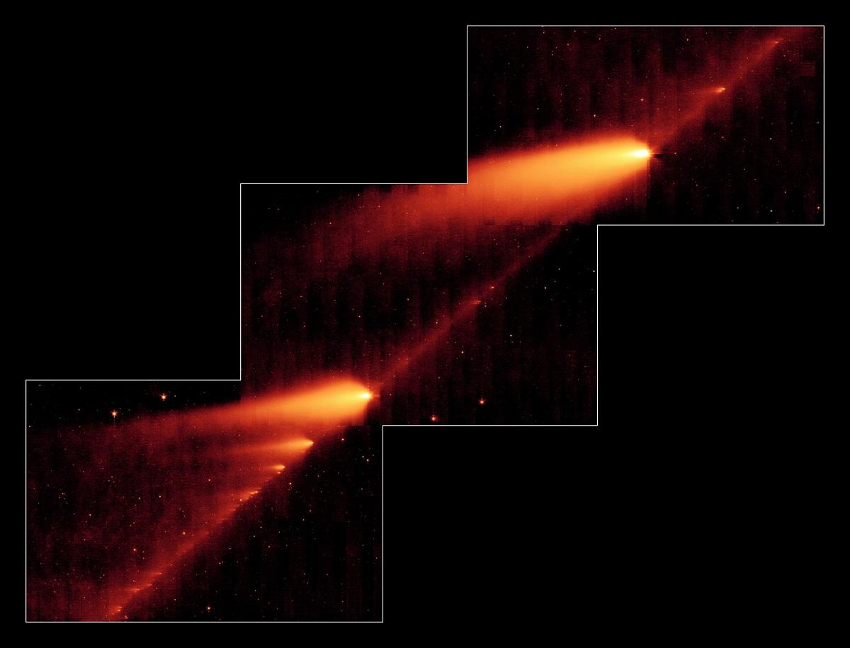 Некоторые обломки кометы движутся с достаточно большой скоростью / фото blogs.nasa.gov