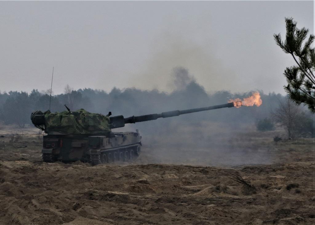 Украинские военные показали работу САУ Krab на фронте / фото Wojsko Polskie