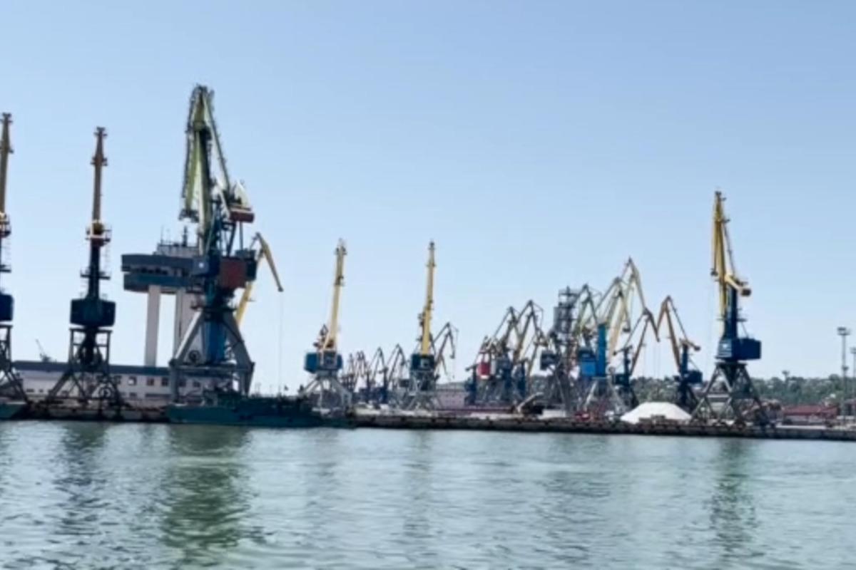  В украинских портах застряло около 22 миллионов тонн зерна / Скриншот