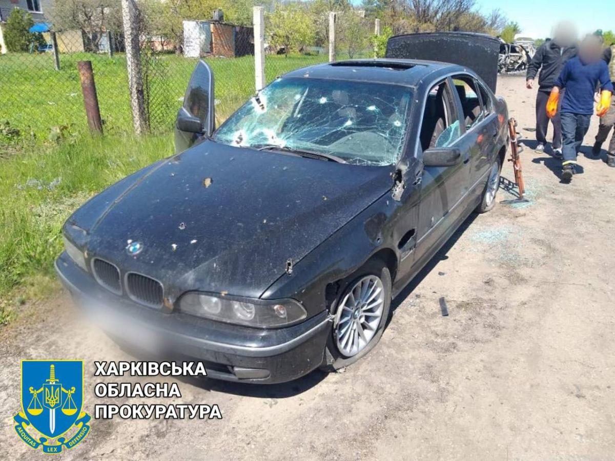 На Харьковщине российские оккупанты расстреляли колонну из 15 автомобилей 3