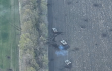 Воины 25-й Сичеславской бригады ударами из артиллерии уничтожили два танка и БМП (видео)