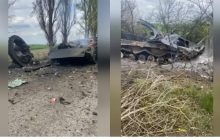 Украинские десантники "зажарили" российскую технику вместе с оккупантами (видео)