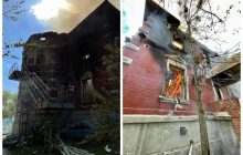 В Лисичанске оккупанты уничтожили историческое здание, пережившее две войны (фото, видео)