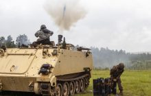 Переданные Литвой бронетранспортеры M113 уже на передовой