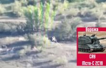 Нацгвардійці "демілітаризували" артилерійську установку окупантів (відео)