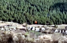 Артиллеристы из 79 бригады уничтожили машину с боекомплектом и блиндаж врага (видео)