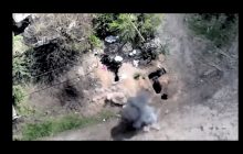 "Подбодрили оккупантов": ВСУ впервые показали работу дрона-камикадзе (видео)