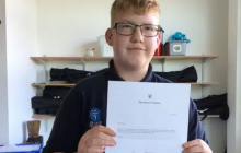 Школьник из Британии написал письмо Зеленскому и получил ответ: "Спасибо за помощь" (фото)