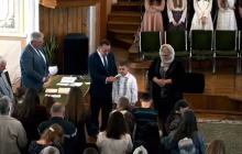 В Луцке ребенок в церкви молился, чтобы Путина не спасли лекарствами от болезни (видео)