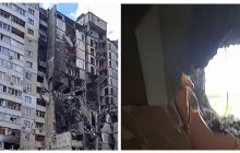 Харьковчанка показала жуткое видео, снятое после возвращения в разрушенную квартиру