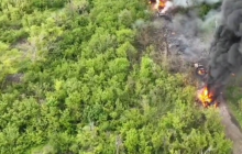 ВСУ уничтожили колонну российской морской пехоты на Луганщине (видео)