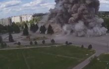 Ракетный удар по Лозовой: обнародовано жуткое видео "прилета" по центру города
