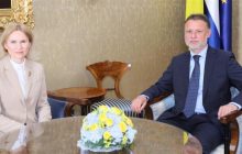 Вице-спикер ВРУ Елена Кондратюк обратилась к Хорватскому Сабору (видео)