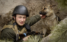 У Нацгвардії показали пса Фауста, який допомагає боронити Україну (фото)