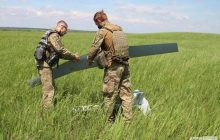 Українська аеророзвідка показала застосування американського БПЛА Puma поблизу Запоріжжя (фото, відео)