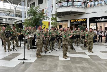 In Lviv, a military band gave a concert to raise money for the Armed Forces of Ukraine