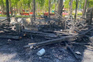 Оккупанты обстреляли парк Горького и стадион Динамо в Харькове (фото)