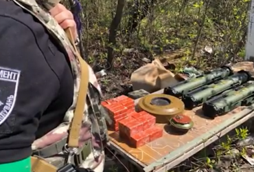 A cache with TNT and mines was found at one of the Kharkiv infrastructure facilities (video)