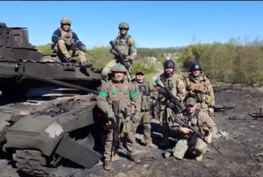 Отомстили: на Харьковщине украинские защитники уничтожили российский танк Т-90 (видео)