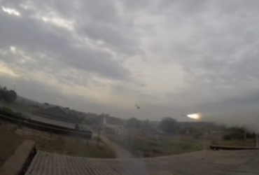 Українські бійці знищили ще один російський літак (відео)