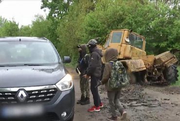 На Черниговщине дети основали тероборону и построили блокпост (видео)