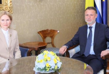 Віце-спікерка ВРУ Олена Кондратюк звернулася до Хорватського Сабору (відео)